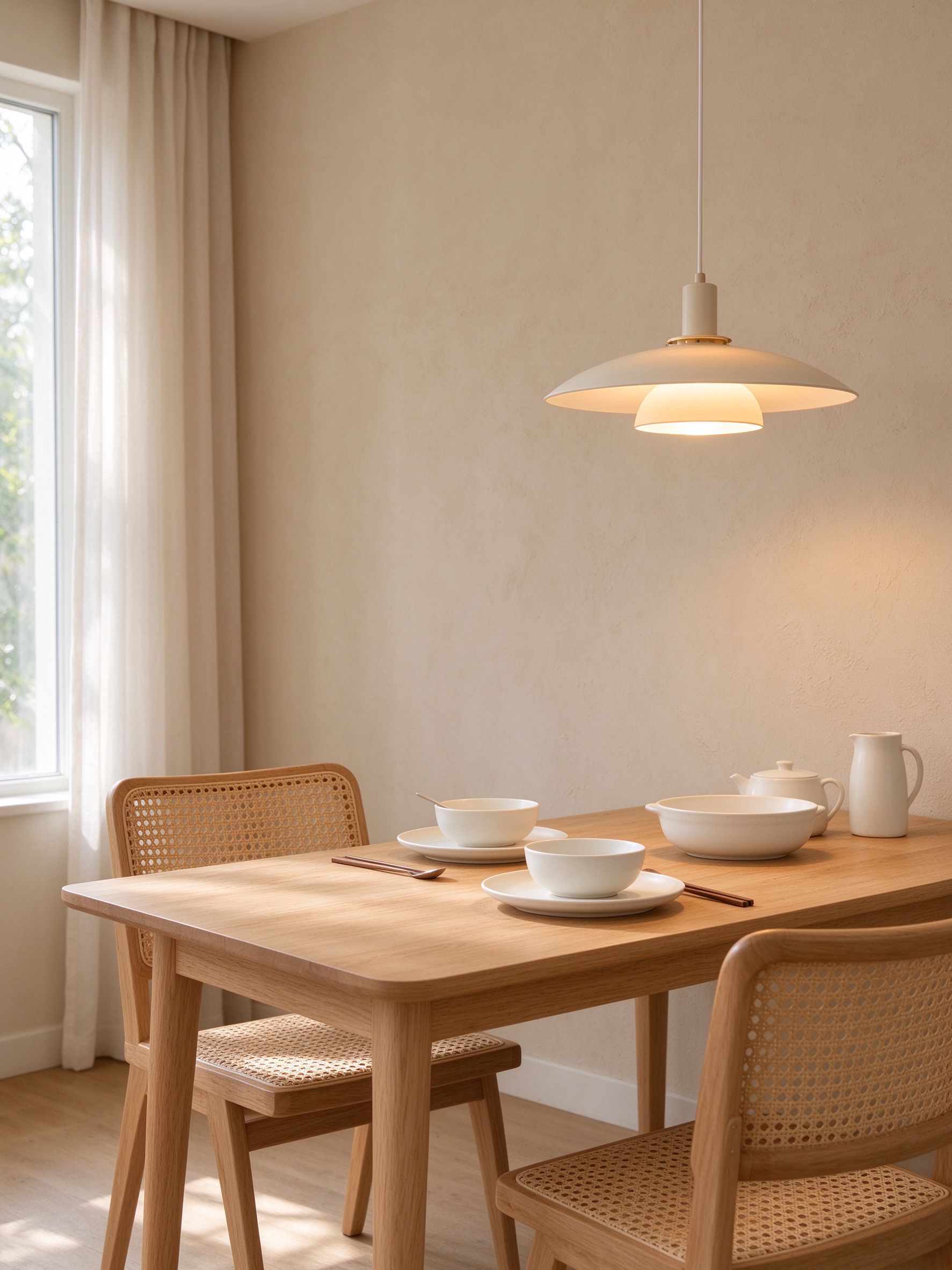 Rattan dining set project